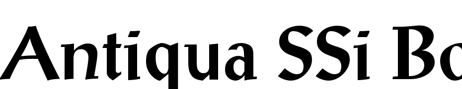 Antiqua SSi Bold Font Download Free